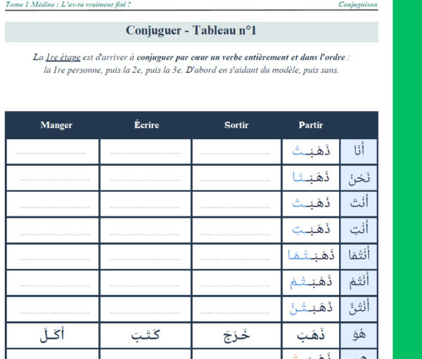 Tome Médine 1 : L'as-tu (vraiment) fini ? arabe-correct